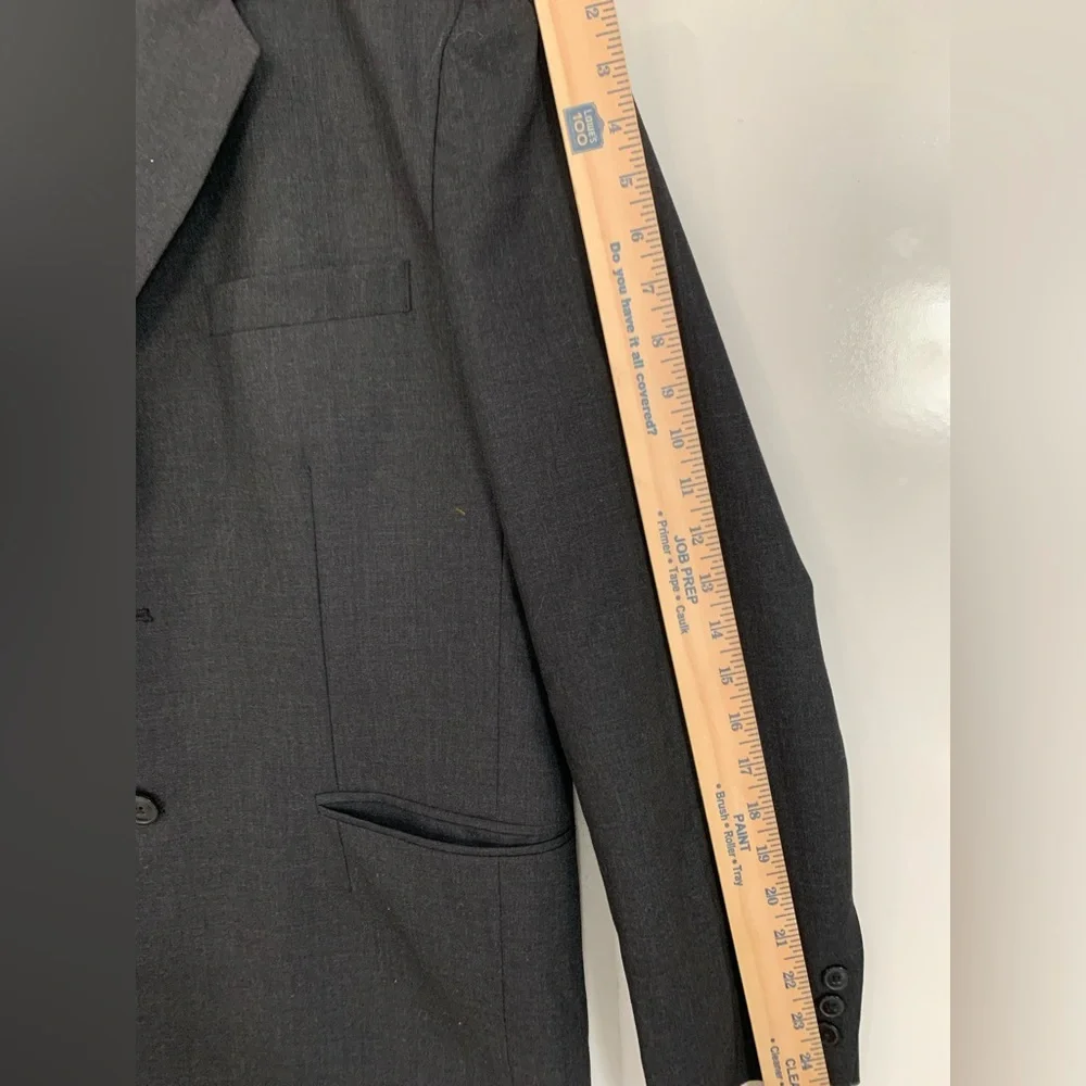 J.Crew Grey 100% Wool 3 Button Sport Blazer Men’s Size M Classic Prep like new